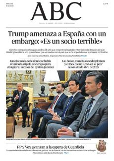 TRUMPAMENAZA A ESPAÑA CON UN EMBARGO: «ES UN SOCIO TERRIBLE»