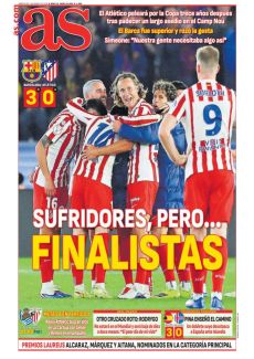 SUFRIDORES, PERO... FINALISTAS