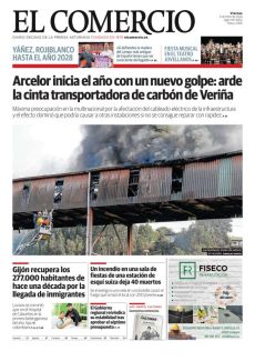 ARCELOR INICIA EL AÑO CON UN NUEVO GOLPE: ARDE LA CINTA TRANSPORTADORA DE CARBÓN DE VERIÑA