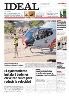 ATERRIZAJE FORZOSO DE UN HELICÓPTERO MILITAR EN PINOS GENIL