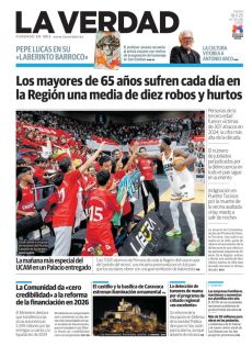 LOS MAYORES DE 65 AÑOS SUFREN CADA DÍA EN LA REGIÓN UNA MEDIA DE DIEZ ROBOS Y HURTOS