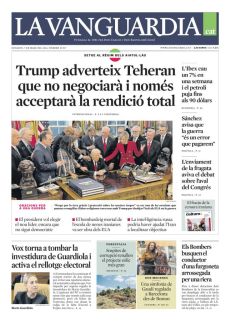 TRUMP ADVERTEIX TEHERAN QUE NO NEGOCIARÀ I NOMÉS ACCEPTARÀ LA RENDICIÓ TOTAL