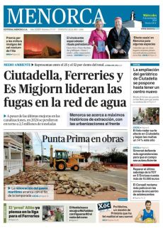 CIUTADELLA, FERRERIES Y ES MIGJORN LIDERAN LAS FUGAS EN LA RED DE AGUA