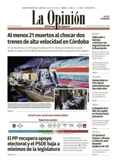 AL MENOS 21 MUERTOS AL CHOCAR DOS TRENES DE ALTA VELOCIDAD EN CÓRDOBA