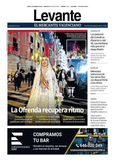 LA OFRENDA RECUPERA RITMO