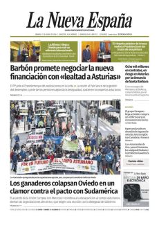 LOS GANADEROS COLAPSAN OVIEDO EN UN CLAMOR CONTRA EL PACTO CON SUDAMÉRICA