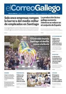 EL ENTROIDO INUNDA SANTIAGO: EL DESFILE VENCE A LA LLUVIA